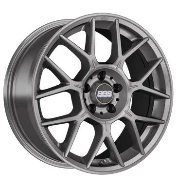BBS XR K1 7,5x17 ET45 5x114,3 82 platinum grau glanz