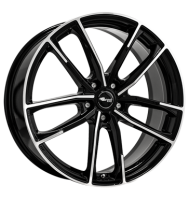 Brock B38 8x18 ET38 5x105 56,6 schwarz glanz vollpoliert
