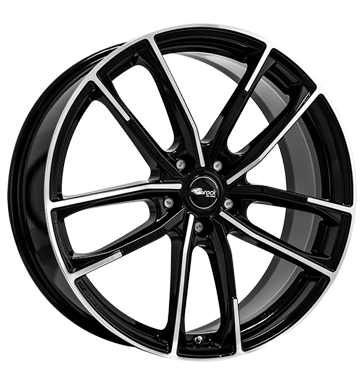 Brock B38 8x18 ET45 5x108 72,6 schwarz glanz vollpoliert