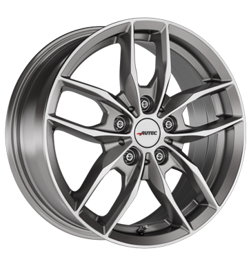 Autec Bavaris 7,5x17 ET27 5x112 66,6 titansilber poliert