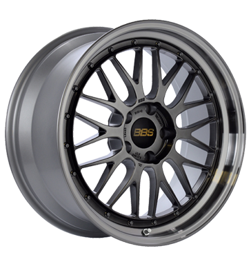 BBS Le Mans 7x17 ET48 4x100 70 schwarz diamant-gedreht