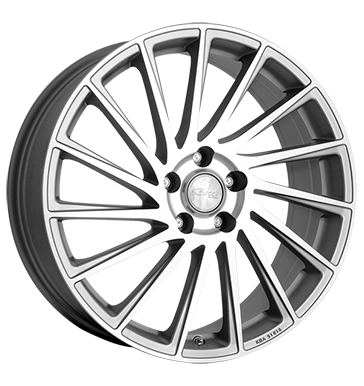 Brock B39 7x17 ET38 5x114,3 72,6 ferric grey vollpoliert