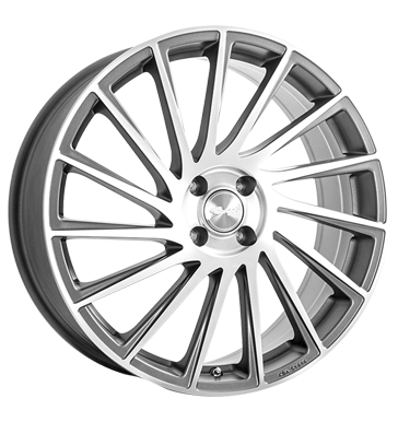 Brock B39 7,5x18 ET45 4x100 63,4 ferric grey vollpoliert