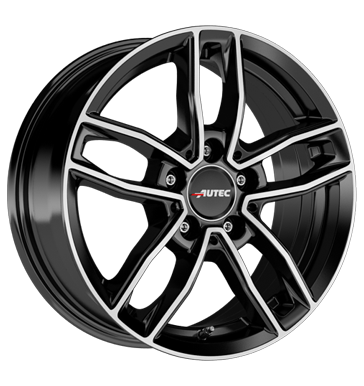 Autec Mercador 8x18 ET43 5x112 66,5 schwarz poliert