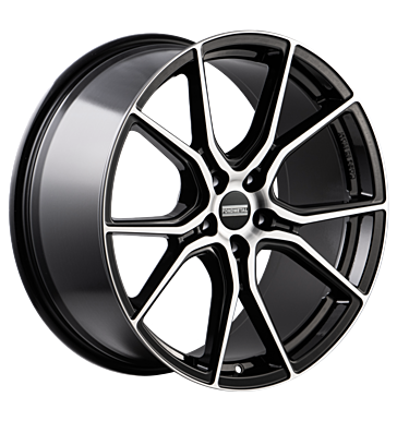 Fondmetal STC45 9x20 ET26 5x112 75 glossy black machined