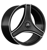 Antera A123 9x20 ET35 5x112 66,6 Piano Black Diamond