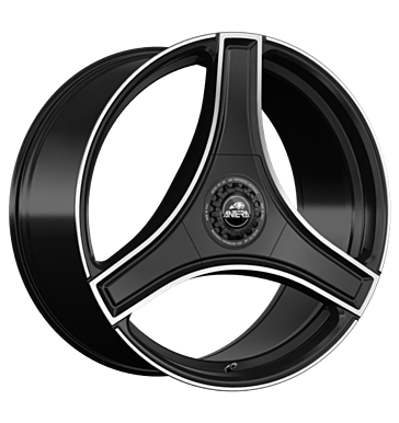Antera A123 9x20 ET40 5x112 66,6 Piano Black Diamond