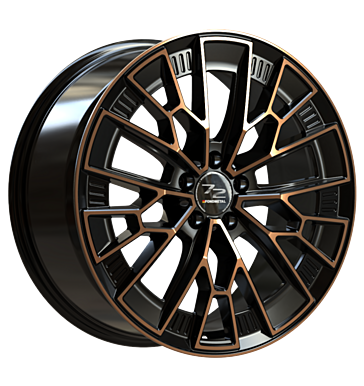 Fondmetal 1972 8,5x19 ET40 5x114,3 75 glossy black bronze machined