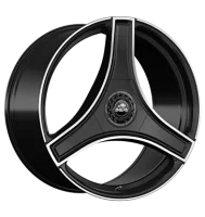 Antera A123 9,5x22 ET30 5x112 66,6 Piano Black Diamond