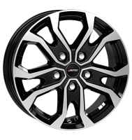 Autec Kiso 6,5x16 ET66 5x118 71,1 schwarz poliert