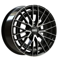 Fondmetal Kari 9,5x20 ET43 5x112 66,5 glossy black machined