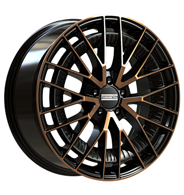 Fondmetal Kari 9,5x20 ET22 5x112 66,5 glossy black bronze machined