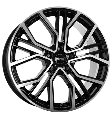 Brock B41 8,5x20 ET47 5x120 72,6 schwarz glanz vollpoliert