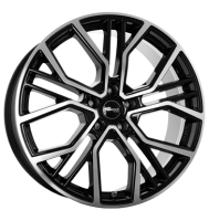 Brock B41 8,5x20 ET35,5 5x112 66,6 schwarz glanz vollpoliert
