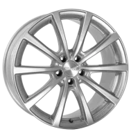 Brock B32 8,5x19 ET20 5x112 66,6 kristallsilber