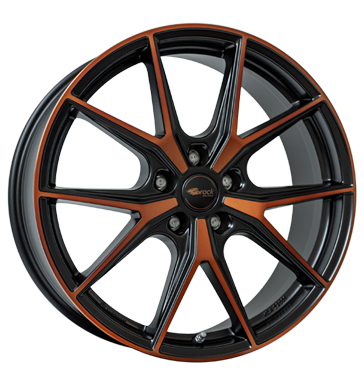 Brock B40 8x19 ET49 5x112 57,1 black orange matt
