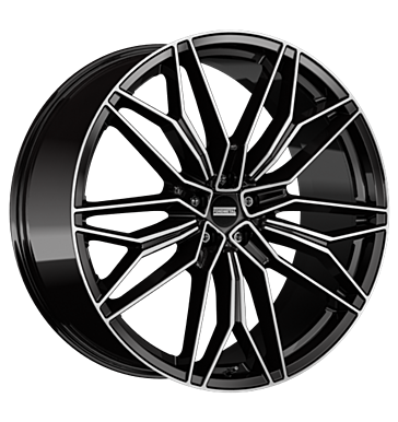 Fondmetal STC-23 10x23 ET22 5x120 66,5 glossy black machined