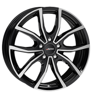 Autec Vidron 7x17 ET40 5x112 57,1 schwarz poliert