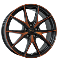Brock B40 8x19 ET45 5x112 57,1 black orange matt