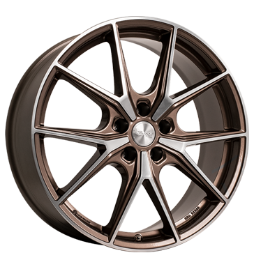 Brock B40 8x19 ET40 5x112 57,1 bronze copper vollpoliert