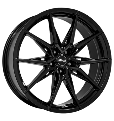 Brock B42 8,5x19 ET42 5x108 63,4 schwarz glanz