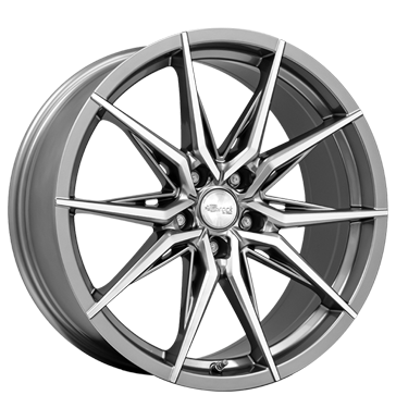 Brock B42 8,5x20 ET30 5x112 66,6 ferric grey poliert
