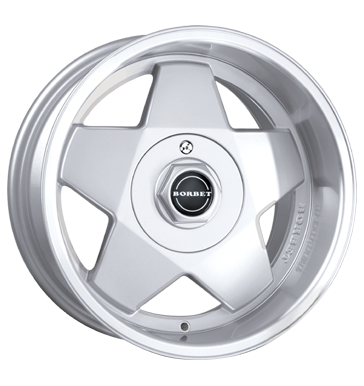 Borbet A 7,5x16 ET20 5x112 66,6 silver polished
