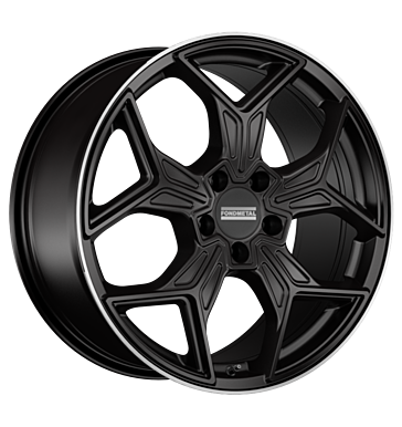 Fondmetal Taranis 8x19 ET32 5x112 66,5 matt black machined lip