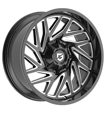 Fondmetal 769 Sequence 9x18 ET18 5x139,7 110,2 glossy black milled