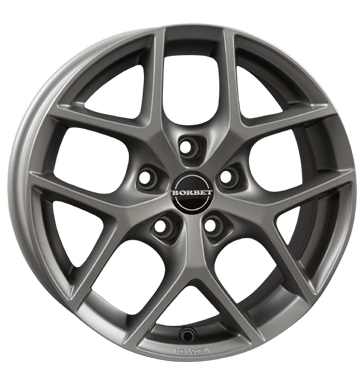 Borbet Y 7,5x17 ET37 5x112 66,5 titan matt
