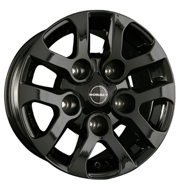 Borbet LD 8x16 ET5 5x165,1 113 black glossy