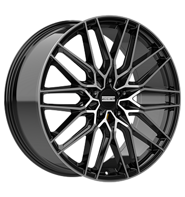 Fondmetal Cratos 10x22 ET20 5x120 66,5 glossy black machined