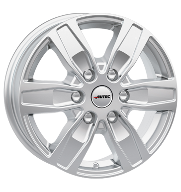 Autec Quantro 7x17 ET45 6x120 74,6 brilliantsilber-lackiert