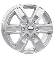 Autec Quantro 7x17 ET45 6x120 74,6 brilliantsilber-lackiert