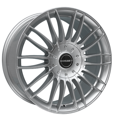 Borbet CW3 7,5x17 ET55 5x120 65,1 sterling silver