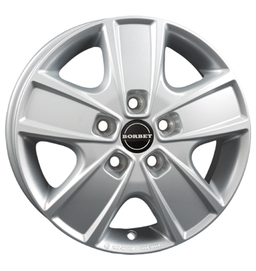 Borbet CWG 6x16 ET68 5x118 71,1 crystal silver