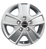 Borbet CWG 6x16 ET68 5x118 71,1 crystal silver
