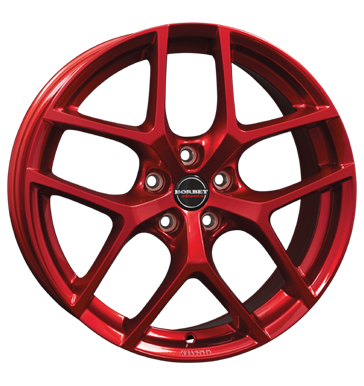 Borbet Y 8x19 ET50 5x112 72,5 candy red