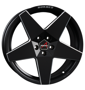 Borbet A neu 8x18 ET44 5x112 57,1 black matt