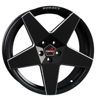 Borbet A neu 8x18 ET44 5x112 57,1 black matt