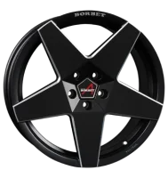 Borbet A neu 8x18 ET44 5x112 57,1 black matt