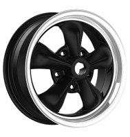 Fondmetal TT01 7x15 ET23 5x130 71,6 matt black machined...