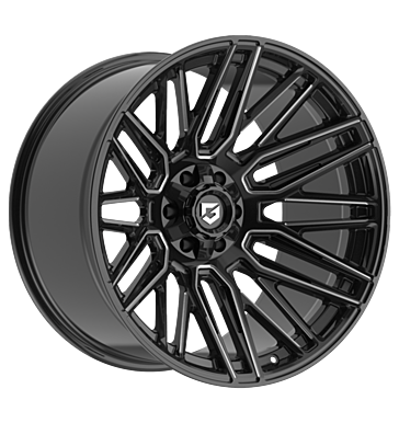 Fondmetal 770 Edge 10x20 ET-19 8x180 124,3 glossy black milled