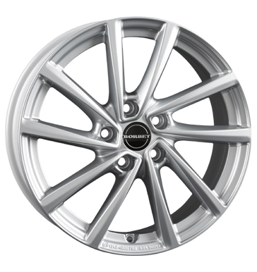 Borbet V 7x18 ET45 5x112 57,1 crystal silver
