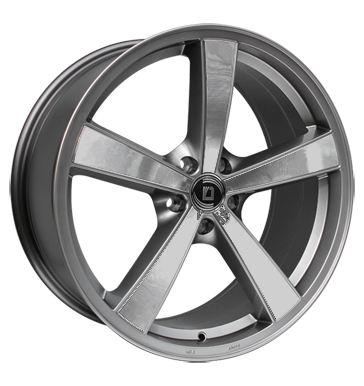 Diewe Wheels Trina 7x17 ET38 5x105 56,6 Argentoinox