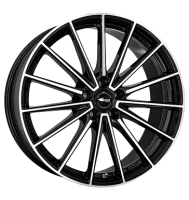 Brock B43 8,5x20 ET35 5x112 66,6 schwarz glanz vollpoliert
