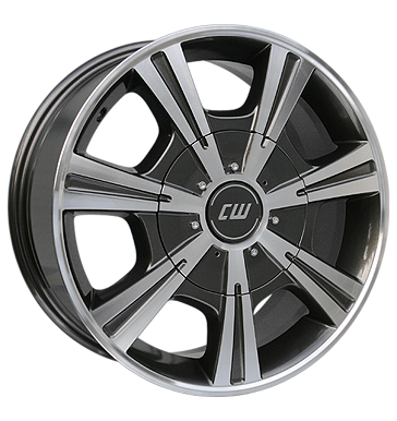 Borbet CH 7,5x17 ET45 5x118 71,1 mistral anthracite polished