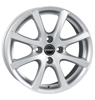 Borbet LV4 6,5x15 ET40 4x100 64 crystal silver