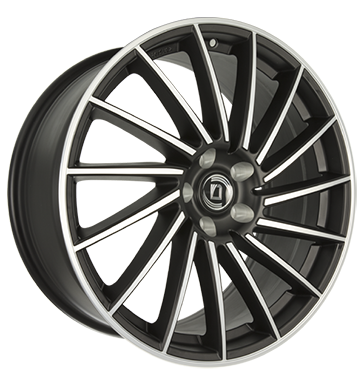 Diewe Wheels Briosa 8,5x20 ET48 5x112 66,6 Nero machined