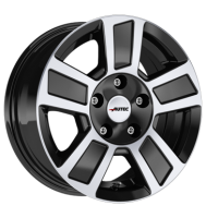 Autec Tigris 6x17 ET30 5x112 66,6 schwarz poliert